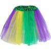 Festa de Carnaval do Brasil Meia Máscara Facial Faixa de Cabelo Acessórios para Cabelo Faixa de Cabelo de Penas Contas Tricolores Saia de Gaze Brincos terno