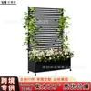 Amazon Vaso de Metal para Pátio Externo com Estrutura de Treliça para Plantas Caixa para Plantio de Flores e Vegetais Tela Móvel