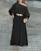 Conjunto de Verano 2026 Transfronterizo Europeo y Americano para Mujer, Nuevo, Hombros Descubiertos, Manga Larga, Color Sólido, Holgado, Casual, Pantalones de Pierna Ancha, Ropa para Mujer