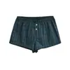 Ins shorts de cuadros retro americano para mujer verano nuevo salida a la playa calzoncillos tipo bóxer casual versátil estilo BM pantalones para casa