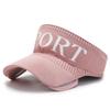Chapéu Guarda-sol de verão feminino Chapéu de sol Esportes ao ar livre de verão Correndo boné sem teto para homens e mulheres