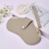 Estuche portátil para colgar gafas para hombres y mujeres, Bolsa de almacenamiento para gafas de miopía, Funda protectora para gafas de sol, Bolso estuche de cuero para gafas