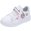 Zapatillas Blancas Lisas Versátiles para Niñas, Zapatos Nuevos de Primavera Estilo Coreano para Niños, Zapatos Deportivos para Niños Mayores, Zapatillas Casuales de Tabla