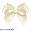 Laço Borboleta de Três Partes Cor Marfim Totalmente Feito à Mão para Cintura 8D12Ab-810 Decoração Floral Yao Ming Fita de Perfume Laço