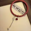 Pulseira Sino da Fortuna Que Toca a Cada Passo, Simbolizando Riqueza e Boa Sorte, Adequada para Casais e Melhores Amigos, Pulseira Estilo Vintage para Mulheres