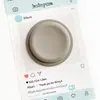 Tampa de Silicone com Sensação Líquida Suporte Airbag Magnético para Celular Retrátil de Mesa Cor Sólida Macaron