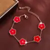 Pulseira Geométrica de Flor Simples Estilo Coreano com Zircônia Microincrustada para Mulheres, Versátil e Fashion, Ajustável, Luxo Leve, Joia de Venda Quente Transfronteiriça