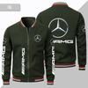 Chaqueta delgada con logo de coche para primavera y otoño 2023 para hombre, talla europea grande, deportiva, con cremallera, chaqueta con logo de motocicleta