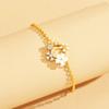 Nueva pulsera de flores para mujer, plata de ley S925, diseño de nicho para mujer, sensación de luz, lujo, celebridad de Internet, regalo Mori, pulsera para novia.