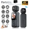 Cámara Portátil de Alta Definición 4K de Nuevo Producto Transfronterizo Doble Lente Wifi Cámara Portátil en el Cuerpo Cámara Deportiva DV Cámara para Exteriores en Stock