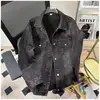 Ropa Pesada para Motocicleta Nueva para Hombre Chaqueta de Mezclilla Gris Desgastada Ropa para Motocicleta Marca de Moda Chaqueta de Gama Alta Ropa de Trabajo Superior