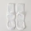Meias de Yoga, Meias Antiderrapantes de Silicone para Chão Meia-Panturrilha, Meias Longas para Fitness Pilates, Meias Esportivas Versáteis para Aeróbica Femininas