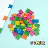 Clip de plástico para sujetar archivos, carpetas de acrílico, color macarrón, para oficina