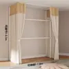 Perchero de Techo a Suelo Estante de Secado de Ropa de Pie para Balcón Barra Retráctil para Secar Ropa de Dormitorio Armario Abierto Simple para el Hogar