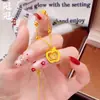 Cadena para Clavícula de Escama de Dragón de Cobre Chapado en Oro de Larga Duración que Conserva el Color, Diseño de Nicho de Lujo Ligero con Pedrería, Collar de Caviar para Mujer, Moderno y Versátil