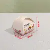 Caja Portátil para Pastel de Mousse Caja Desechable para Pastelería Caja para Postre de Queso Rollo Suizo Caja de Embalaje para Alimentos Horneados