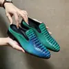 Sapatos de Couro Masculinos para Casa Plus Size 40-50 Verão Meio Fechados Sandálias Sapatos Preguiçosos Masculinos