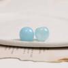 15 mm, Corea del Sur, semitransparente, color gelatina mareada, redonda, media píldora de resina, accesorios para bricolaje, carcasa de teléfono móvil, pendientes, accesorios para el cabello, material