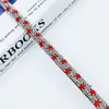 Cuerda de Tira de Vidrio Tubo Redondo de Pedrería Transfronteriza Accesorios para Joyería Accesorios para Ropa Línea de Corbata de Moño Tubo de Pedrería Venta al por Mayor