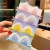 Presilha de Cabelo com Orelhas de Gato Fofas para Meninas (Celebridade da Internet), Grampo de Lã para Meninas Pequenas, Acessório de Cabelo para Franja Lateral