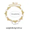 Nova corrente de cintura e corrente de umbigo boêmia transfronteiriça, cinto de metal vintage de alta qualidade para mulheres, acessório de estilo étnico de nicho