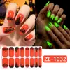 Zhengxiang Transfronterizo Nuevo Halloween Película Luminosa Esmalte Pasta para Uñas Telaraña Fantasma Diablo Pasta para Uñas Europea y Americana