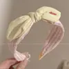 Diadema de lujo ligero sintiendo presión ambiente para el cabello diadema cara femenina accesorio para el cabello de lazo estilo retro Hong Kong pinza para el cabello tocado de alta gama