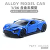 Modelos de Coches de Aleación - Varios TiposVenta Caliente Transfronteriza Juguetes de Coches de Carreras de Simulación de Aleación Superdeportivo con Función de Retracción y Puertas que se Abren