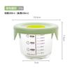 Grande 200ML vidrio de borosilicato alto niños bebé comida caja tazón almacenamiento fresco tapa de silicona sellado horno microondas