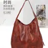 Bolso Nuevo para Mujer 2026, Bolso de Hombro con Textura de Cuero Suave Vintage, Bolso Cubo de Gran Capacidad Estilo Europeo y Americano, Bolso de Hombro Sencillo