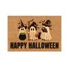 Tapete de entrada para Halloween transfronteiriço estilo fibra de coco tapete decorativo atmosfera de feriado em estoque atacado