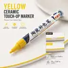Caneta de retoque cerâmica 2,5mm, 12 cores disponíveis, à prova d'água, marcador especializado para reparar arranhões em azulejos, vasos sanitários e banheiras