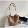 Bolso Tote Grande para Mujer Nuevo Simple de Oficina Bolso de Axila Moda Otoño e Invierno Bolso de Hombro Versátil Bolso de Mano de Gran Capacidad
