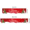 Banner de Natal Transfronteiriço Multiestilo Feliz Natal Desenho Animado Retrô Tema Festa de Natal Bandeira Pendurada