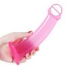 Masturbador de Sucção Jiuxi Mastro Sexo Produtos Divertidos Dildo Roxo Plug Anal Tira para Homens e Mulheres Traseiro