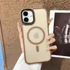 Modelo Popular Transfronterizo Adecuado para Iphone17 Color Suave Tacto Piel Mate Funda Magnética para Teléfono Apple 16 Anti-Caídas Cubierta Protectora de PC