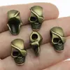 18X11X9Mm 4g Multicor Acessórios DIY Material para Pingente Popular Europeu e Americano Caveira Contas com Furo Grande