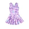 Traje de Baño Dividido Nuevo para Niñas 2025 Traje de Falda de Natación Infantil de Dibujos Animados Traje de Baño para Niños Pequeños y Medianos Traje de Baño Infantil para Niñas