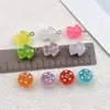 9 Tipos de Resina Luminosa Colorida con Purpurina Fina Colgantes de Hongo 3D Accesorios para Colgante de Pulsera Collar Llavero DIY