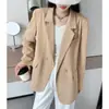 Blazer Casual Feminino Alto Plus Size 2026 Outono e Inverno Novo Design Jaqueta Estilo Preguiçoso