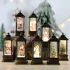 Enfeites de Decoração de Natal, Luzes, Flocos de Neve, Decorações de Festa do Papai Noel, Presentes de Natal, Pequenas Lanternas de Vento