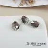 Nuevos y Modernos Lujosos Deslumbrantes Accesorios para Uñas con Pedrería Apilada Huevo de Paloma Decoraciones de Uñas de Cristal de Alta Calidad