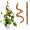 Venta caliente transfronteriza forma de estaca de coco flexible soporte para plantas de musgo marco de soporte para plantas eneldo verde tortuga bambú soporte para jardinería