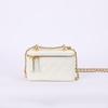 Bolso de mujer de cuero genuino nuevo directo de fábrica estilo Chanel rombo cadena bolso caja bandolera de hombro para todo combinar bolso para labial