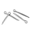 Suministro en Stock de Pasadores de Chaveta de Acero Inoxidable 304, Pasadores de Chaveta Gb91, Pasadores en Forma de U, Ejes de Pasador de Chaveta de Acero Inoxidable M1-M8