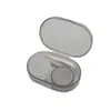 Ins Randy Cor Simples Cor Transparente Caixa Compacta para Lentes de Contato Caixa Companheira Caixa de Cuidados para Lentes de Contato Caixa Mo Xiao
