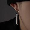 Estilo Frio Europeu e Americano Retrô Hip-Hop Personalizado Luxo Leve Círculo Torcido Möbius Brinco Simples de Fivela para Orelha Masculino e Feminino