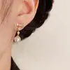 Oferta especial: Lujo Ligero Estilo Francés, Pendientes de Perlas con Lazo de Moda y Elegancia para Mujer, Modelo Nuevo con Borlas Exquisitas y un Toque de Alta Gama