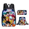 Mochila Nueva de Anime de Dibujos Animados de Dragon Ball de Amazon para Estudiantes de Primaria y Secundaria, Bolsa Escolar, Bandolera, Estuche para Lápices, Set de Tres Piezas