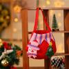 Suprimentos de Natal Pano Escovado Cor Bolsa Tote Bolsa de Presente do Papai Noel Bolsa Pequena de Presente para Crianças Decorações